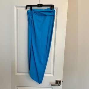 Skims Sarong Swim Skirt Turquoise M